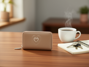 กระเป๋าสตางค์หนังแท้สำหรับผู้หญิง ขนาดกลาง ป้องกัน RFID ใช้ได้ทุกวัน - Product Image 2