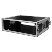 Boîtier d'amplificateur 4U, boîtier d'aviation, armoire pour équipement audio, en alliage d'aluminium, simple couche, standard, sans roulettes