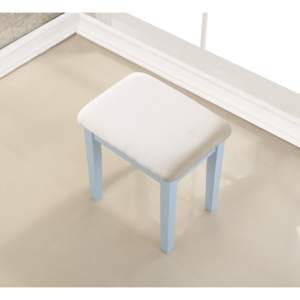 Db Moniys Modern Blue - Tocador de Maquillaje con Espejo Iluminado y Taburete para Dormitorio - Product Image 5