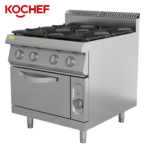 Cuisinière à <span class=keywords><strong>gaz</strong></span> 4 brûleurs avec four, équipement de cuisine professionnel, cuisinière à <span class=keywords><strong>gaz</strong></span> en acier inoxydable autoportante avec four - Product Image 1