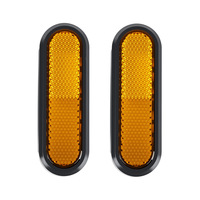 Aksesori Skuter Listrik Cangkang Reflektif untuk Xiaomi Mi5 Penutup Dekoratif Pengaman Roda Belakang Eksklusif Bagian Lampu Peringatan Kuning