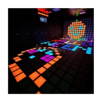Équipement de réaction sportive éducatif, aire de jeu active intérieure, sol LED 30x30cm, jeux interactifs lumineux pour enfants