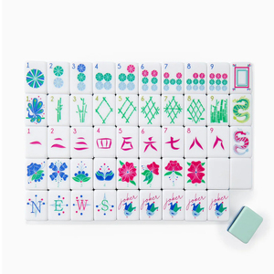 Juego de Muestra de Fichas de Mahjong Americanas Modernas de Melamina y Acrílico Morado, Personaliza Tu Marca y Diseño - Product Image 3