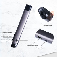 Métal type c rechargeable meilleure souris stylo sans fil double mode 2.4g