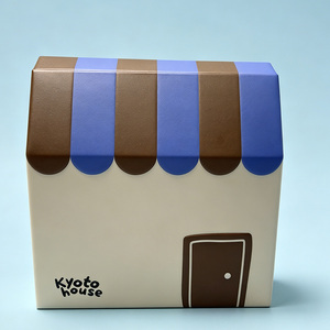 Adorable boîte cadeau en forme de maison pour desserts et biscuits, emballage cadeau polyvalent pour les fêtes - Product Image 2