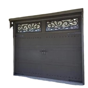 Puerta <span class=keywords><strong>de</strong></span> Garaje <span class=keywords><strong>de</strong></span> Acero Forjado Eléctrica Plegable Automática Moderna <span class=keywords><strong>de</strong></span> Lujo con Control Remoto, Diseño <span class=keywords><strong>de</strong></span> Puerta Principal Metálica <span class=keywords><strong>para</strong></span> Garaje - Product Image 1