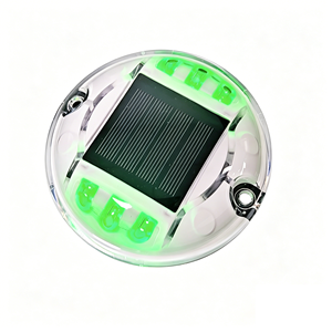 IP68 Waterproof Solar Road Stud 6 LED Double Sided Reflective Driveway Marker Mono Crystalline Solar Powered Ground <b>Light</b> 6 Tons - Product Image 3