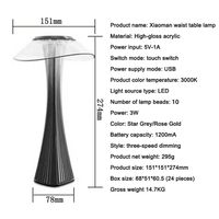 Zhongshan nordique moderne luxe créatif Dimmable décor à la maison SMD chambre chevet étude or petite lampe de bureau LED