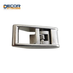 Sangle d'arrimage à cliquet en acier inoxydable ss304 ou ss316, boucle à came de presse - Product Image 4