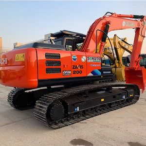 Excavator Bekas <span class=keywords><strong>Hitachi</strong></span> ZX200 20 Ton Mesin Isuzu 156HP |   Konstruksi Pertambangan Penggali Crawler |   Bucket 0.9m Ripper Siap Pakai - Product Image 4