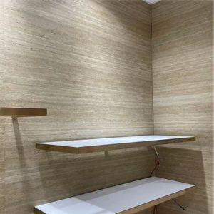 Panneau mural en pierre flexible, panneau mural en pierre, feuille de placage souple, décoration murale extérieure et intérieure, peinture de ligne murale, <span class=keywords><strong>travertin</strong></span> - Product Image 6