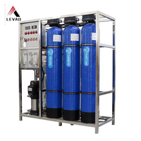 Système de purification RO 500 LPH, machine d'osmose inverse, cadre en acier inoxydable, vanne de lavage automatique pour l'eau potable