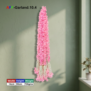 Guirnalda de flores artificiales Dhol Ladi con flores AFF-Garland-10.4 Precio Rs.1200/10 piezas - Product Image 3