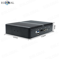 Mini PC Firewall Pfsense con 4 Puertos LAN, Procesador Quad Core Celeron J1900, AES-NI, Función Wake-On-LAN, PXE, RTC, Router Portátil