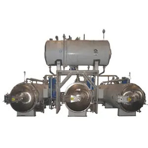 Zhong Tai Industrial High-temperature Water Bath Sterilization Pot Rotary Retort Machine Dry Distillation High-pressure Kettle