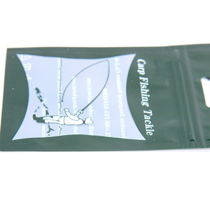 カスタム印刷クリア再封可能ソフトプラスチックジップロックフィッシングアクセサリーワームルアーベイトフック収納ラップ包装バッグ - Product Image 3