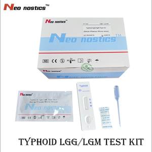 Kit de <span class=keywords><strong>test</strong></span> rapide de la typhoïde LgG/LgM certifié CE, méthode à l'or colloïdal, ISO13485, vente chaude - Product Image 1