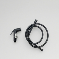 Ensemble de pulvérisateur de bidet portatif en ABS avec tuyau flexible, solution d'hygiène pour la salle de bain, fabrication OEM ODM, fournisseur d'usine