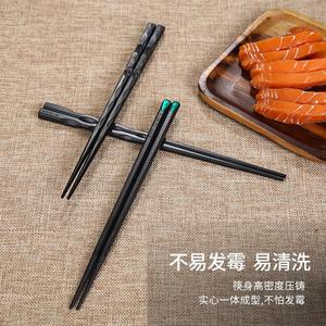 Japanese Style Alloy Chopsticks 10 Pair Set Non Slip Eco Friendly For Home Restaurant Use - Product Image 2