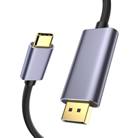 Câble USB C vers 1.4, 8K 60Hz, Type C vers DP, convertisseur vidéo HDR pour moniteur