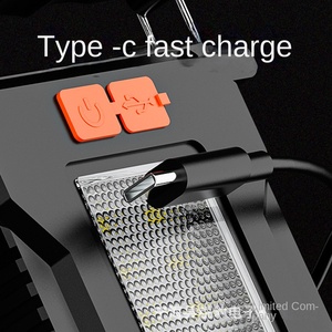 Siêu sáng năng lượng mặt trời sạc USB Đèn Pin tầm xa ngoài trời tìm kiếm ánh di động dẫn khẩn cấp đèn IP65 không thấm nước 500m - Product Image 4