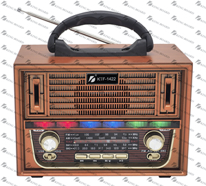 Vente directe d'usine Kts Ktf-1422 Radio portable Haut-parleur sans fil AM <span class=keywords><strong>FM</strong></span> SW 4 bandes Lecteur de musique USB TF Haut-parleur BT avec lumières RVB - Product Image 1