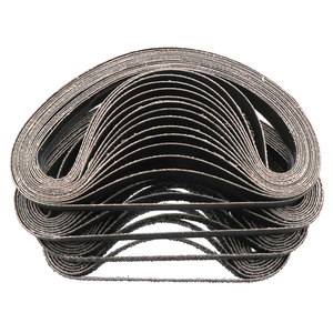 10*330mm <span class=keywords><strong>Banda</strong></span> Abrasiva Negra para Lijadora, Tela de <span class=keywords><strong>Esmeril</strong></span> para Pulido y Desbarbado de Acero Inoxidable, Metal y Madera - Product Image 5