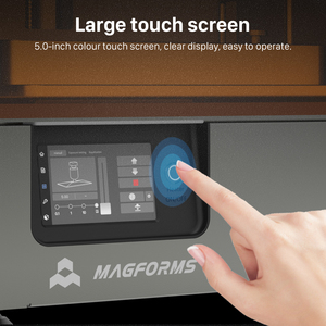 Imprimante 3D <span class=keywords><strong>Magforms</strong></span> à nivellement automatique, double extrudeur, impression industrielle, couleur unique, moule pour chaussures dentaires, LCD DLP 405Nm, résine - Product Image 4