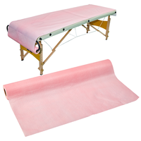Rouleau de draps jetables imperméables en PE laminé pour hôpital, spa, massage, salon de beauté