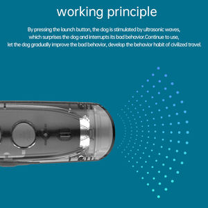 Wiederaufladbares Elektronisches LED-Ultraschall-Hundeabwehrgerät Anti-Bell-Trainingsgerät mit Akku für Haustier-Hundekontrolle - Product Image 5