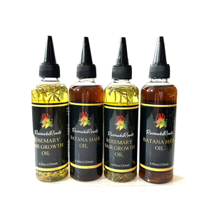 Huile de Sérum à la Marque Privée, Romarin et Batana Bio pour la Croissance Rapide des Cheveux des Femmes Noires aux Cheveux Bouclés ou Secs - Product Image 3