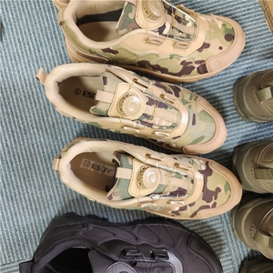 DFE01 Zapatillas Deportivas Tácticas ESDY de Corte Bajo, Camuflaje Verde Oliva para Bosque y Selva, Personalizadas - Product Image 4