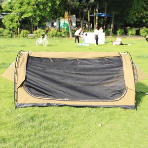 Tente double personnalisée LLOYDBERG pour le camping en plein air, tente rose imperméable en toile, tente double pour <span class=keywords><strong>2</strong></span> personnes pour les voyages - Product Image 5