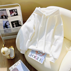 <span class=keywords><strong>Sweat</strong></span>-shirt à <span class=keywords><strong>capuche</strong></span> et veste ample de haute qualité, tissu tricoté respirant, anti-rétrécissement - Product Image 1