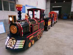 Tren sin rieles para parques temáticos, centros comerciales, parques de atracciones, uso exterior y patios traseros, en venta - Product Image 3
