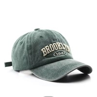 Gorra de Béisbol de 6 Paneles, Estilo Vintage, 100% Algodón Lavado, Unisex, Estilo Instagram, Versátil, Transpirable, para Primavera/Verano