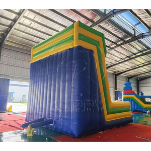 Muro de <span class=keywords><strong>Escalada</strong></span> Inflable de PVC Comercial para Parques de Diversiones, Castillo Hinchable con Tobogán y Muro de <span class=keywords><strong>Escalada</strong></span> para Alquiler - Product Image 3
