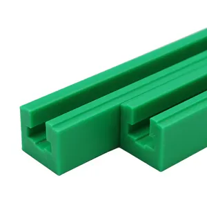 Curved UHMWPE Wear Guide Rail Track UHMW Profiles Polyethylene Plastic Chain Guides Rail