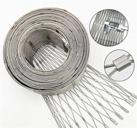 Filet de protection en treillis métallique en acier inoxydable 304 316L 8*12cm pour balcon extérieur, barrière isolante résistante aux intempéries