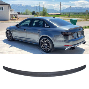 Aileron arrière style S en fibre de carbone véritable pour A4/S4 B9 B9.5 2017-2024 - Product Image 1