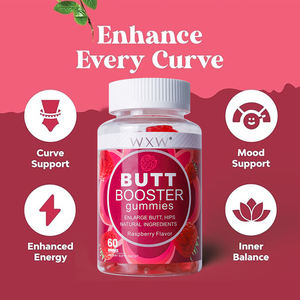 WXW Gommes pour l'élargissement du stock des fesses Gommes pour stimuler les fesses et les hanches Gommes Bbl Gommes végétaliennes pour l'élargissement des fesses - Product Image 3
