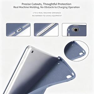 สำหรับเคสไอแพดโปร 11 นิ้ว 2021/2020/2022-4th/3rd/2nd Generation - ฝาครอบอัจฉริยะซิลิโคนแท้แบบตั้งได้สามทบ - Product Image 5