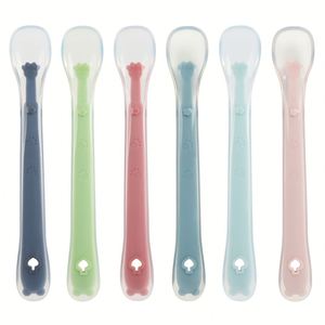 Es-Pro Venta al por Mayor de Productos de Silicona Personalizados para Bebés, Cuchara Suave para Niños, Cuchara para Recién Nacidos, Cuchara de Silicona para Alimentación de Bebés - Product Image 4