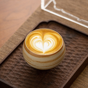 Tasses à expresso vintage-Niche conçu japonais rétro en <span class=keywords><strong>terre</strong></span> <span class=keywords><strong>cuite</strong></span> fait à la main Wabi-Sabi tasses, tasses à thé en céramique de l'après-midi - Product Image 4