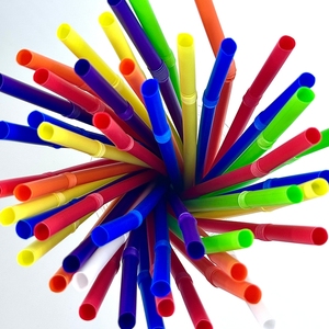 Cá nhân bọc compostable dùng một lần ống hút PLA ống hút màu xanh đậm tùy chỉnh uốn cong rơm cho nước trái cây - Product Image 6