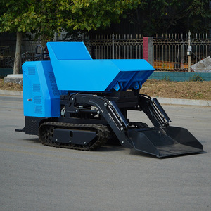 Camion à benne sur chenilles réglable pour le transport agricole et l'entretien des vergers, avec pelle avant pour le séchage et la manutention des céréales allemandes - Product Image 2