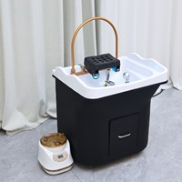 Évier de coiffure portable au design moderne, réservoir d'eau pour salon de beauté, mobilier, bol à cheveux, bac à shampoing pour salon de beauté