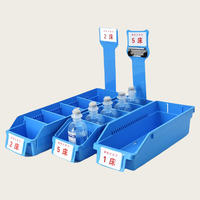 Boîte de rangement rectangulaire ABS IV avec séparateur réglable pour usage en pharmacie/clinique, compatible injection, design moderne