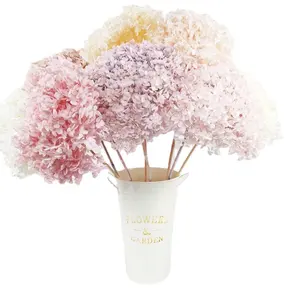 SumFlora批发永恒的花朵真正的触摸花为婚礼保存花绣球花