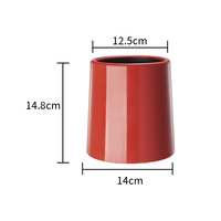 Bureau circulaire double couche avec mini-bac de rangement et poubelle de bureau en plastique comprenant une corbeille à papier et des poubelles